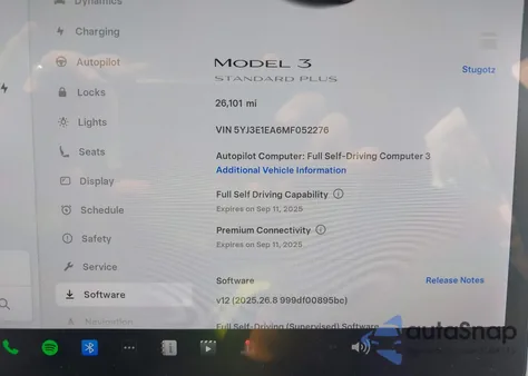 2021 Tesla Model 3 Standard Range Plus Rear-Wheel Drive из США, поврежденный, VIN 5YJ3E1EA6MF052276